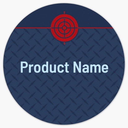 Design Preview for Design Gallery: Sports & Fitness Product Labels on Sheets, Circle 3.8 x 3.8 cm