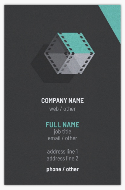 Design Preview for Design Gallery: Movies & Film Pearl Business Cards