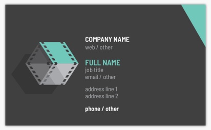 Design Preview for Design Gallery: Movies & Film Standard Business Cards, Standard (91 x 55 mm)