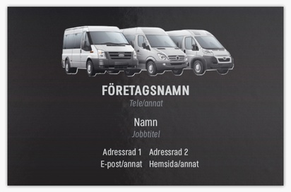 Förhandsgranskning av design för Designgalleri: Charterbuss & transfer Extratjocka visitkort, Standard (85 x 55 mm)