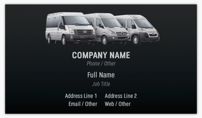 Design Preview for Design Gallery: Courier Services Non-Tearable Visiting Cards