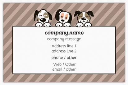 Design Preview for Design Gallery: Animals & Pet Care Recycled Matte Business Cards, Standard (85 x 55 mm)