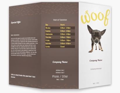 A vertical wag gray design for Animals & Pet Care