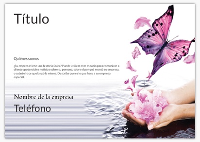 Vista previa del diseño de Galería de diseños de carteles de plástico para belleza y spa, A2 (420 x 594 mm)