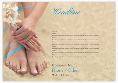 Design Preview for Design Gallery: Nail Salons Plastic Signs, A2 (420 x 594 mm)