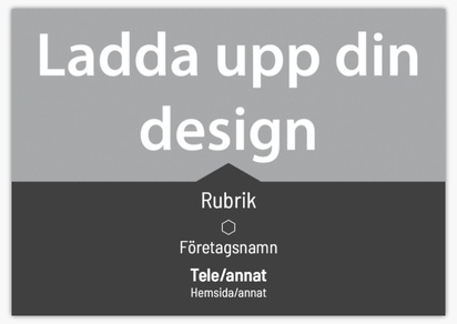 Förhandsgranskning av design för Designgalleri: Foto Foamexskyltar, A2 (420 x 594mm)