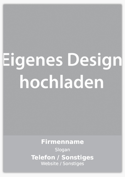 Designvorschau für Designgalerie: Werbeschilder aus Kunststoff Kunst & Unterhaltung, A2 (420 x 594 mm)