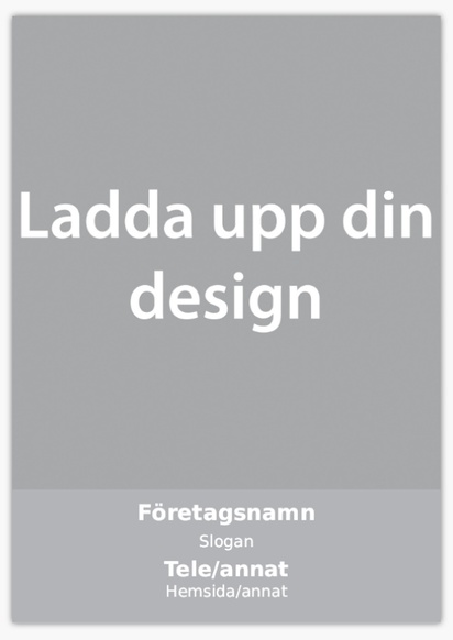 Förhandsgranskning av design för Designgalleri: Foto Foamexskyltar, A2 (420 x 594mm)