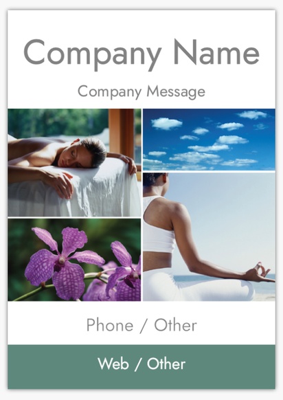 Design Preview for Design Gallery: Yoga & Pilates Plastic Signs, A2 (420 x 594mm)