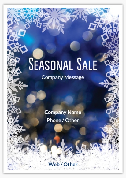 Design Preview for Design Gallery: Seasonal Posters, A2 (420 x 594mm)