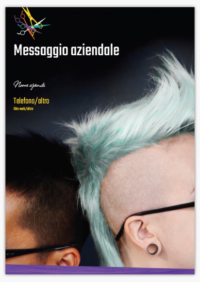 Anteprima design per Galleria di design: manifesti pubblicitari per parrucchieri, A2 (420 x 594 mm) 