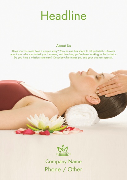Design Preview for Design Gallery: Massage & Reflexology Posters, A2 Vertical