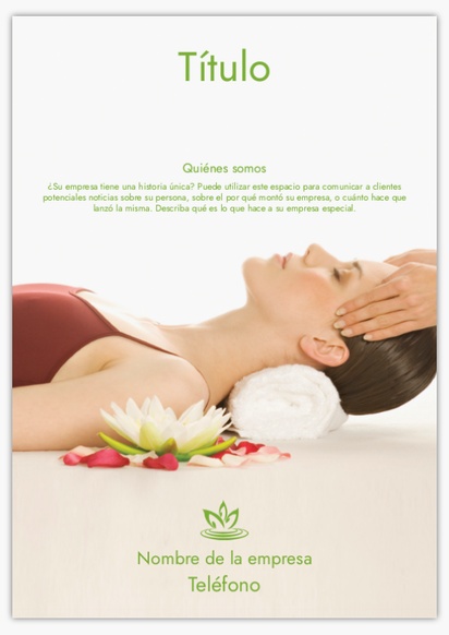 Vista previa del diseño de Galería de diseños de carteles para exteriores para masajes y reflexología, A2 (420 x 594 mm) 