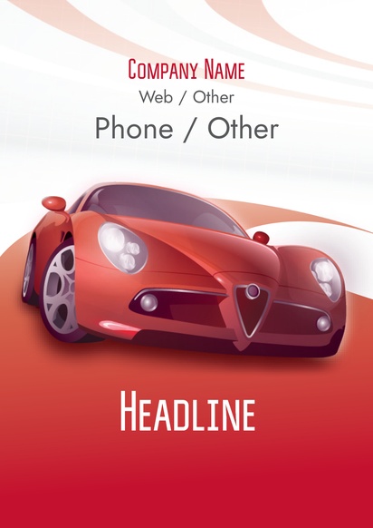 Design Preview for Design Gallery: Automotive & Transportation Posters, A2 Vertical