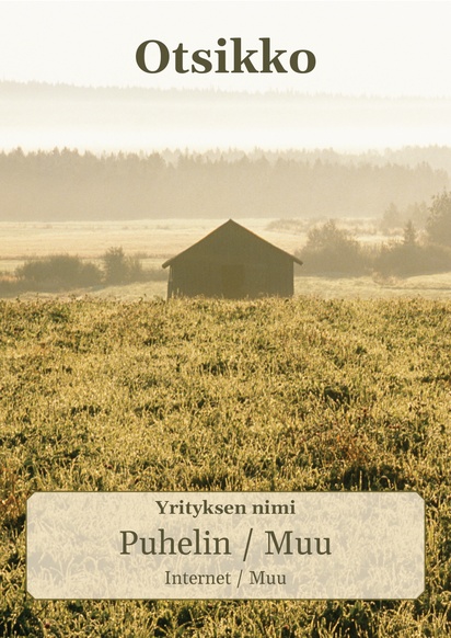 Mallin esikatselu Mallivalikoima: Maatalous & Maanviljely Julisteet netistä, A2 (420 x 594 mm) 