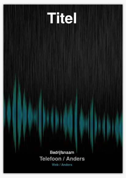 Voorvertoning ontwerp voor Ontwerpgalerij: Muziek Foamborden, A2 (420 x 594 mm)