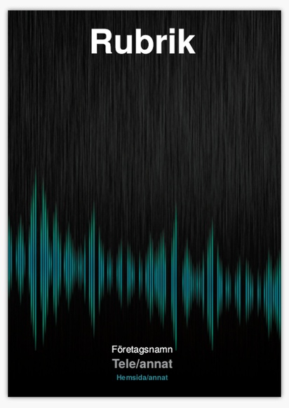 Förhandsgranskning av design för Designgalleri: Musik Foamexskyltar, A2 (420 x 594mm)