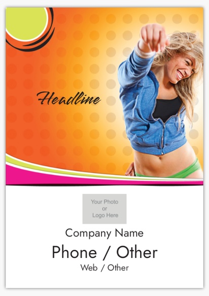 Design Preview for Design Gallery: Fitness Classes Foam Boards, A2 (420 x 594 mm)