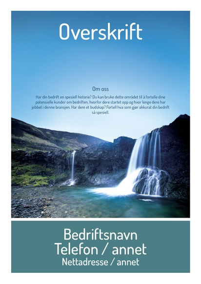 Forhåndsvisning av design for Designgalleri: Natur og landskap Plakater, A2 (420 x 594 mm) 