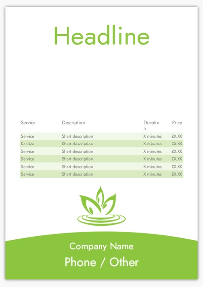 Design Preview for Design Gallery: Health & Wellness Foam Boards, A2 (420 x 594 mm)