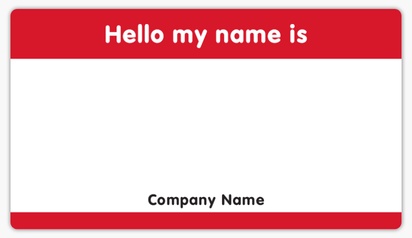 Design Preview for Design Gallery: Conservative Name Stickers