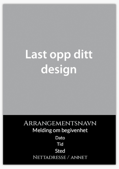 Forhåndsvisning av design for Designgalleri: Kultur og underholdning Skilt i bølgeplast, A1 (594 x 841 mm)