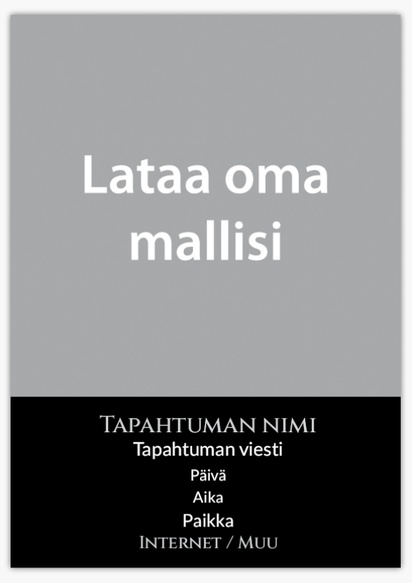 Mallin esikatselu Mallivalikoima: Taide & Viihde Vaahtomuovikyltit, A1 (594 x 841 mm)