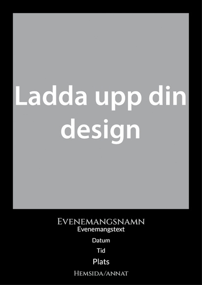 Förhandsgranskning av design för Designgalleri: Evenemangsplanering & underhållning A-ställ
