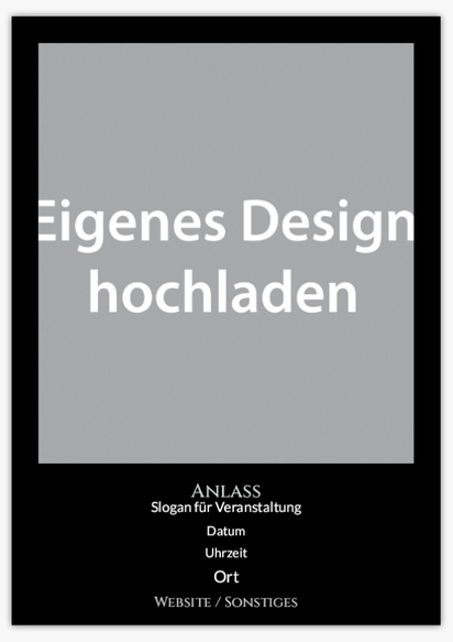 Designvorschau für Designgalerie: Werbeschilder aus Kunststoff Modern & Einfach, A1 (594 x 841 mm)