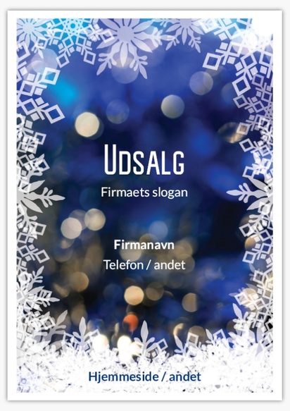 Forhåndsvisning af design for Designgalleri: Jul og højtider Foamex-skilte, A1 (594 x 841 mm)