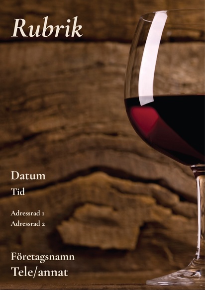 Förhandsgranskning av design för Designgalleri: Öl, vin och sprit A-ställ