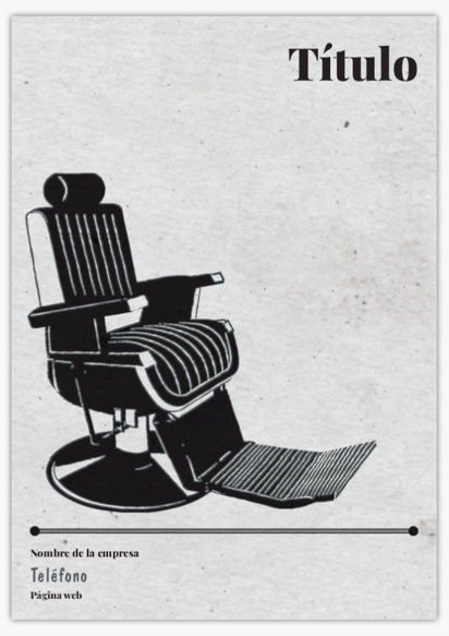 Vista previa del diseño de Galería de diseños de caballetes publicitarios para barberías