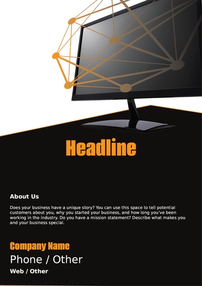 Design Preview for Design Gallery: Internet Communications Posters, A1 Vertical