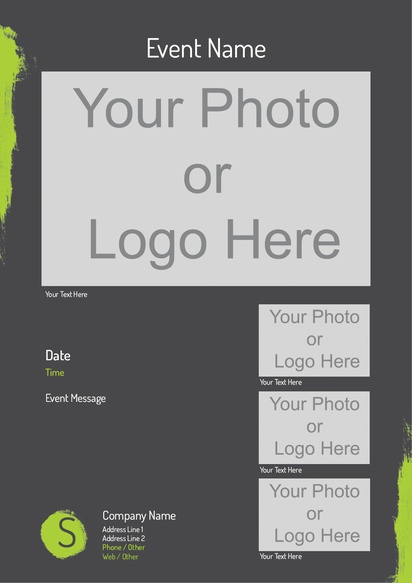 Design Preview for Poster Design Templates and Designs, A1 Vertical