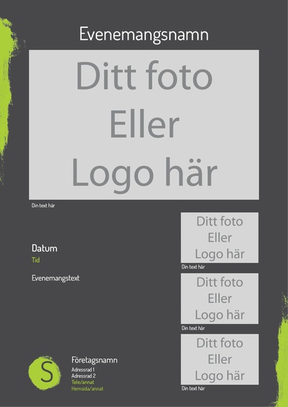 Förhandsgranskning av design för Designgalleri: Bygg & anläggning Affischer, A1 (594 x 841 mm) 