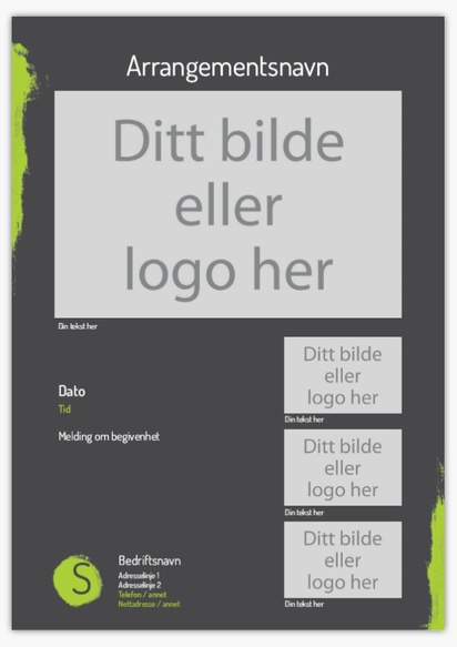 Forhåndsvisning av design for Designgalleri: Maling & tapetsering Skilt i bølgeplast, A1 (594 x 841 mm)