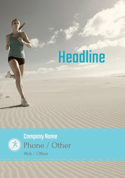 Design Preview for Design Gallery: Fitness Classes Posters, A1 (594 x 841 mm) 