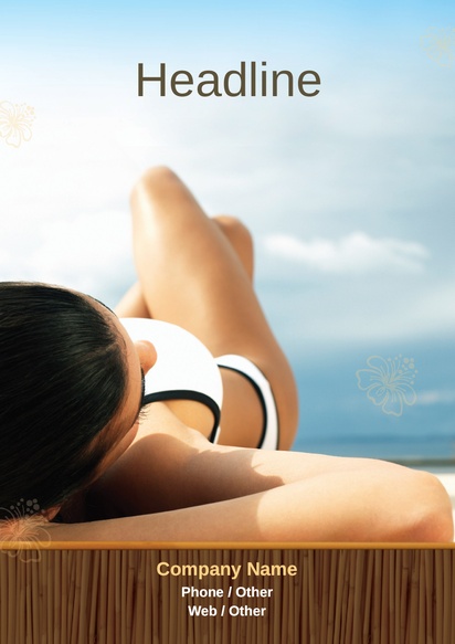 Design Preview for Design Gallery: Tanning Salons Posters, A1 (594 x 841 mm) 