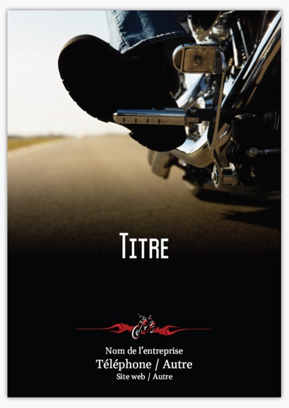 Aperçu du graphisme pour Galerie de modèles : panneaux publicitaires pour motos, A1 (594 x 841 mm)