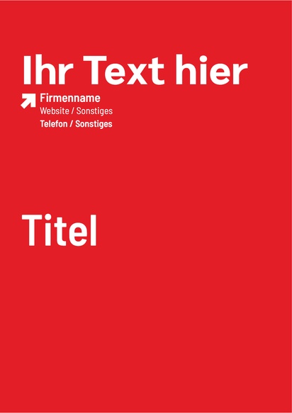 Designvorschau für Designgalerie: Plakate Marketing & Kommunikation, A1 (594 x 841 mm) 