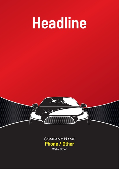 Design Preview for Design Gallery: Car Services Posters, A1 (594 x 841 mm) 