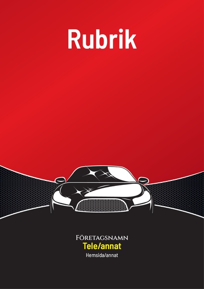 Förhandsgranskning av design för Designgalleri: Fordon & transport Affischer, A1 (594 x 841 mm) 