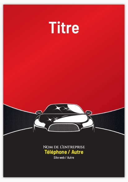Aperçu du graphisme pour Galerie de modèles : panneaux publicitaires pour entretien de véhicules, A1 (594 x 841 mm)