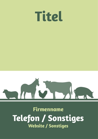 Designvorschau für Designgalerie: Plakate Bauernhof & Landwirtschaft, A1 (594 x 841 mm) 