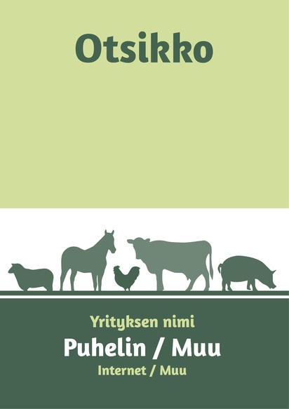 Mallin esikatselu Mallivalikoima: Maatalous & Maanviljely Julisteet netistä, A1 (594 x 841 mm) 