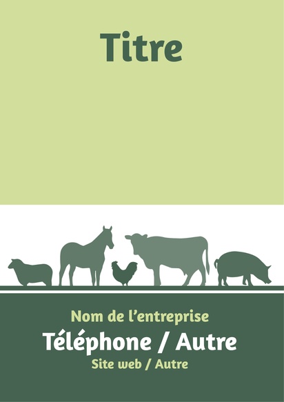 Aperçu du graphisme pour Galerie de modèles : affiches pour agriculture et élevage, A1 (594 x 841 mm) 