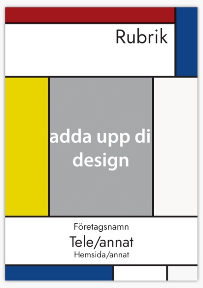 Förhandsgranskning av design för Designgalleri: Bygg & anläggning Foamexskyltar, A1 (594 x 841 mm)