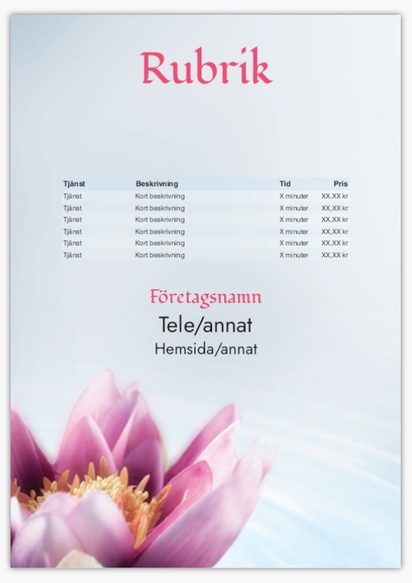 Förhandsgranskning av design för Designgalleri: Blommor Kapaskivor, A1 (594 x 841 mm)