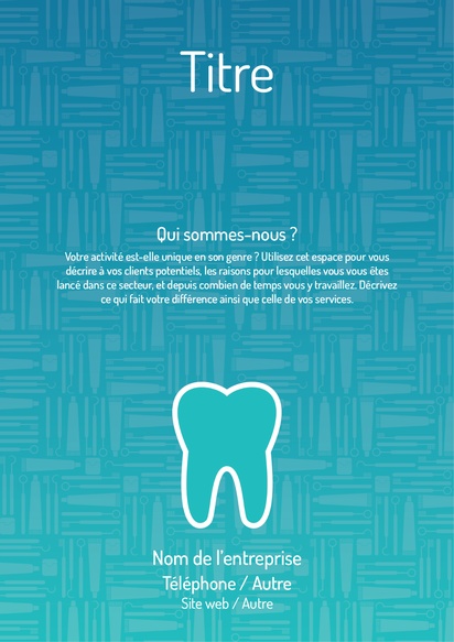 Aperçu du graphisme pour Galerie de modèles : affiches pour dentiste, A1 (594 x 841 mm) 