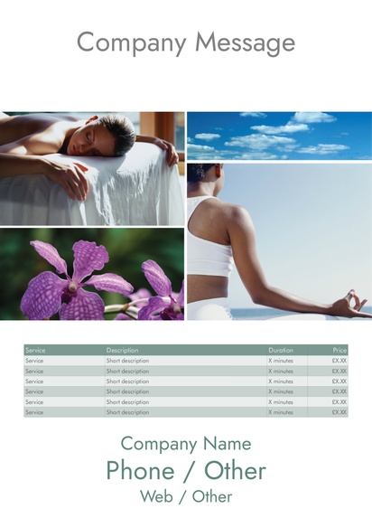 Design Preview for Design Gallery: Massage & Reflexology Posters, A1 Vertical